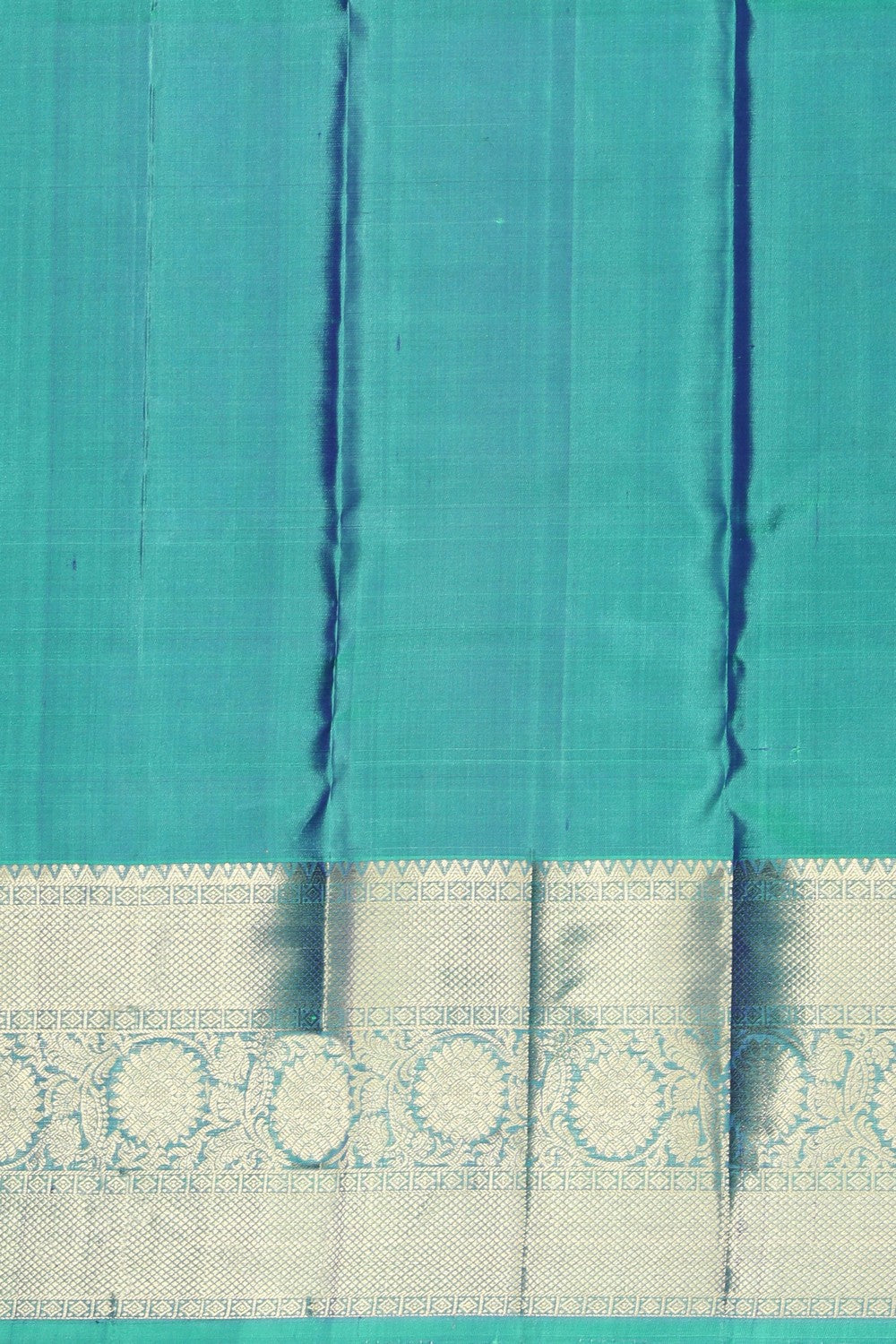 Image of Dark Blue Silk Saree